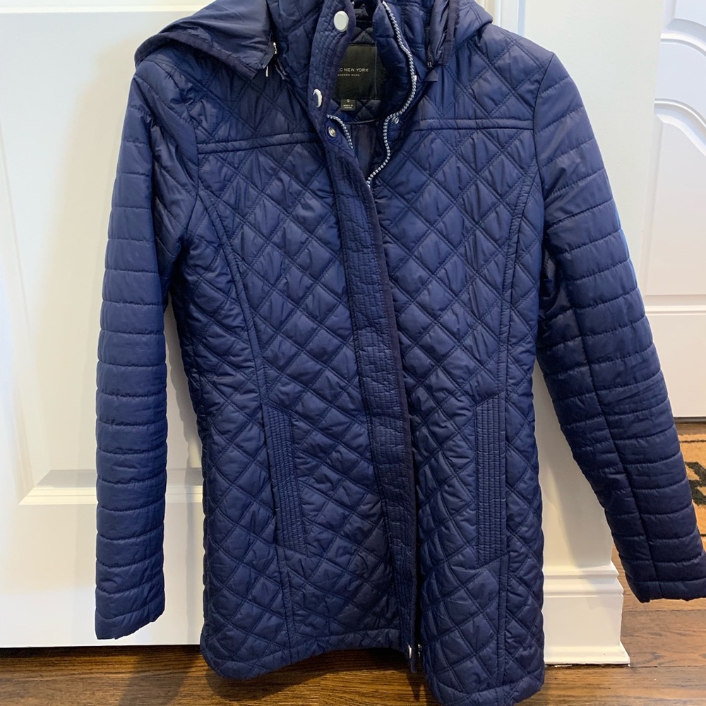 Marc New York quilted navy jacket